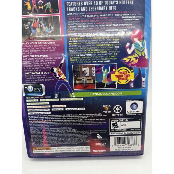 Just Dance 3 (Microsoft Xbox 360, 2011) Used Complete - Picture 3 of 4